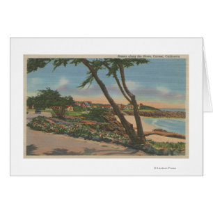 Carmel, CA - Homes along The Shore View Cards