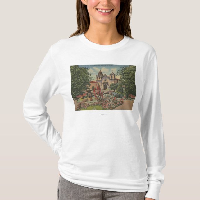 Carmel, CA - Mission San Carlos De Borromeo T-Shirt (Front)