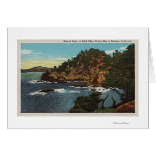 Carmel, CA - Rugged Coast on Point Lobos Cards