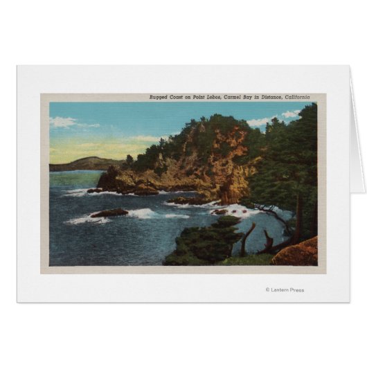 Carmel, CA - Rugged Coast on Point Lobos Cards (Front Horizontal)