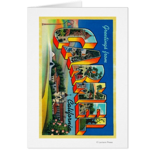 Carmel, California - Large Letter Scenes Cards (Front)