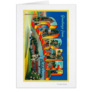 Carmel, California - Large Letter Scenes Cards