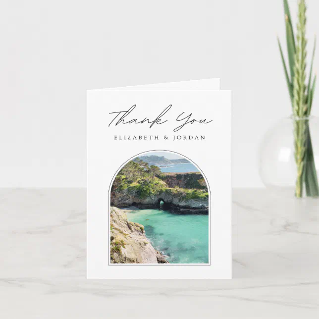 Carmel California Photo Blank Thank You Card | Zazzle