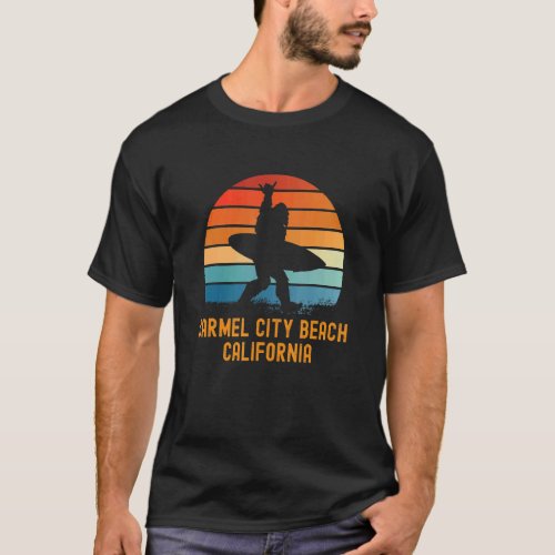 Carmel City Beach  California Sasquatch Souvenir 1 T_Shirt