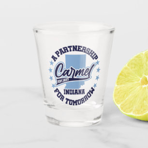 Carmel,Indiana Shot Glass