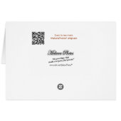 Carmel Mini Dairy Doe Goat- customize Cards (Back Horizontal)