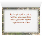 Carmel Mini Dairy Doe Goat- customize Cards (Inside Horizontal (Bottom))