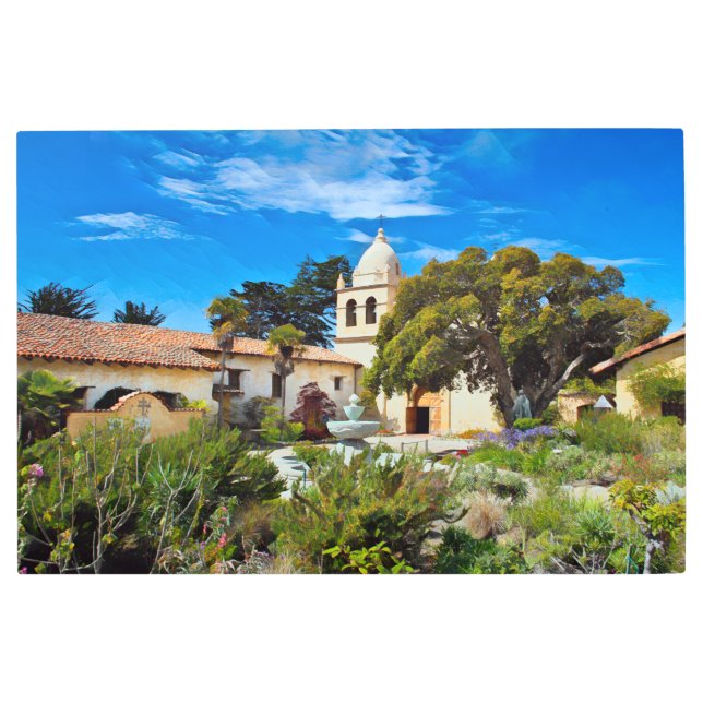 CARMEL MISSION BASILICA Metal Art (Front)