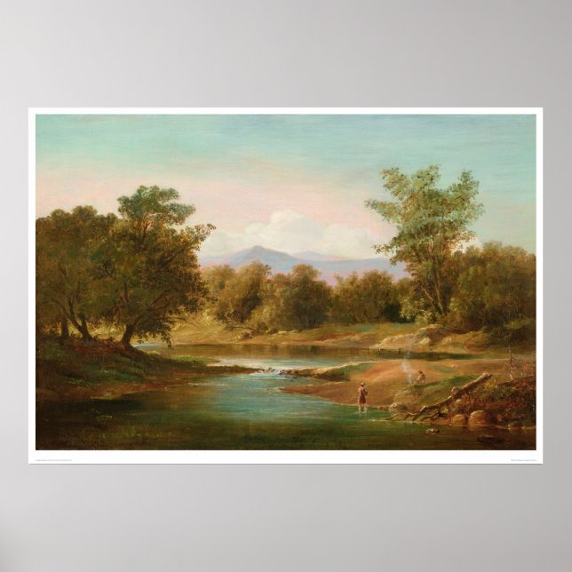 Carmel River Scene (0236A) Poster (Front)