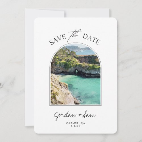 Carmel Save the Date Carmel California Wedding Invitation