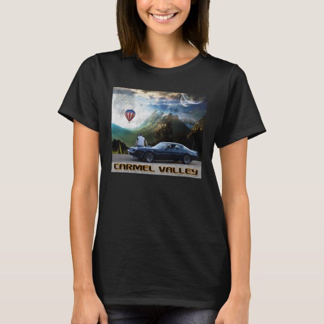 Carmel Valley Vacation (Color print) T-Shirt (Front)
