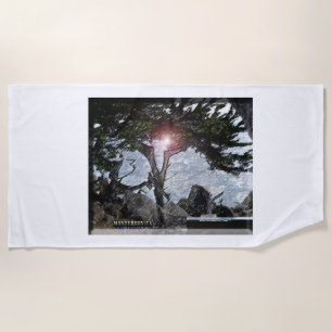CARMEL-VTREE BEACH TOWEL