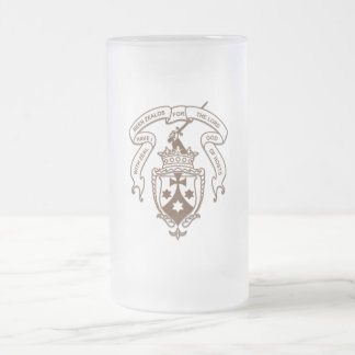 Carmelite Emblem Frosted Beer Mug