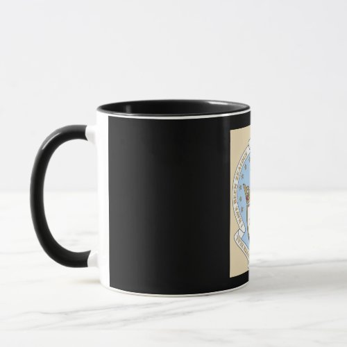 Carmelite Mug with Black Background