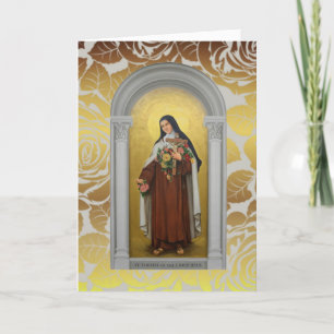 Carmelite Nun St. Therese the Little Flower Card