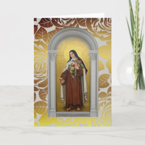 Carmelite Nun St Therese the Little Flower Card