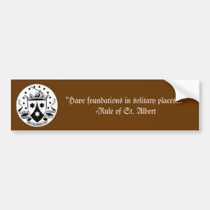 Carmelite Rule Bumper Sticker