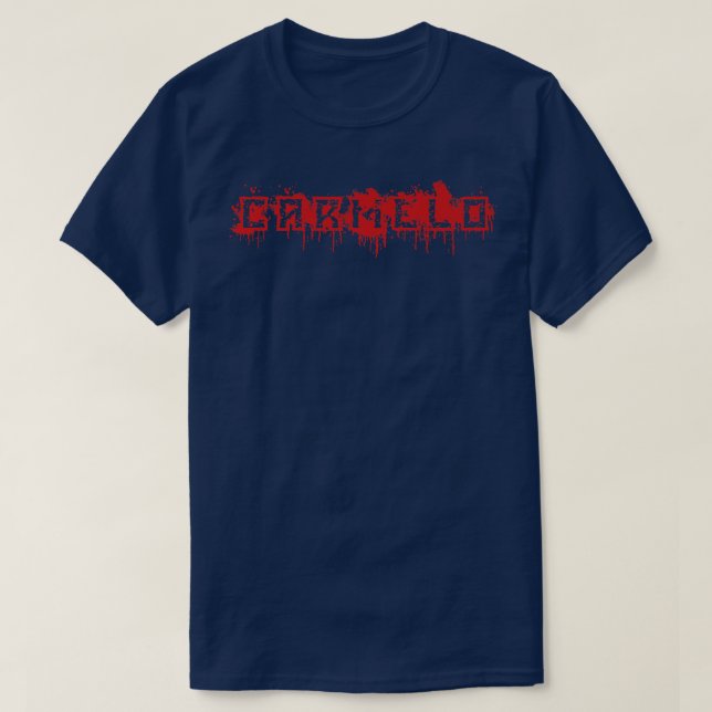 Carmelo - First Name Halloween Costume Personalize T-Shirt (Design Front)