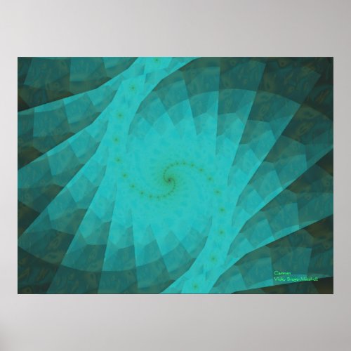 Carmen Abstract Art Poster