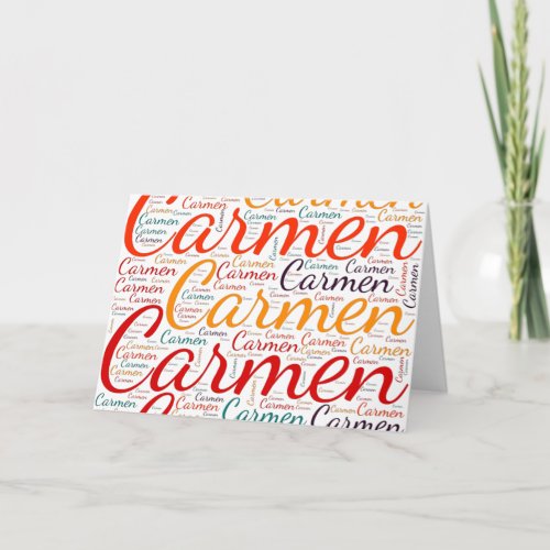 Carmen Card