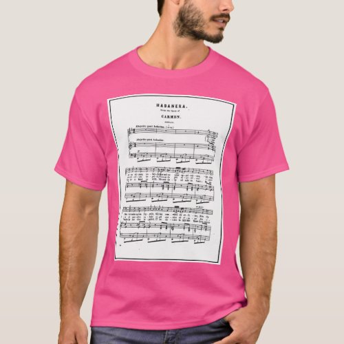 Carmen Habanera Sheet Music Notation