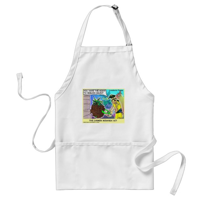Carmen Mirand Act Funny Gifts & Collectibles Adult Apron (Front)