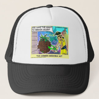 Carmen Mirand Act Funny Gifts & Collectibles Trucker Hat