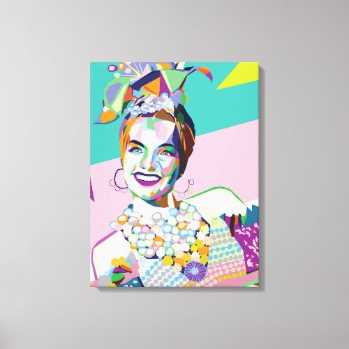 Carmen Miranda classic Hollywood is in the room Canvas Print