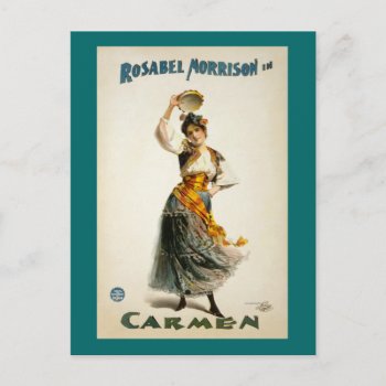 Carmen  The Opera 1896 Postcard by hermoines at Zazzle