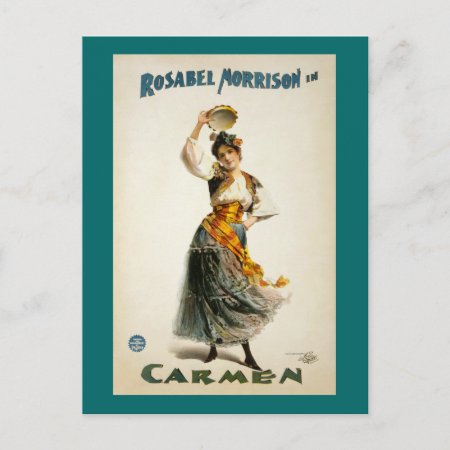 Carmen, The Opera 1896 Postcard
