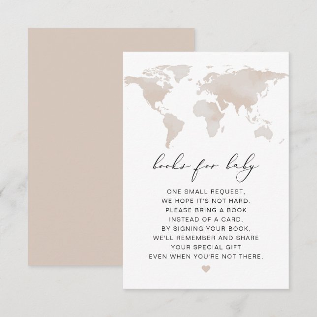 CARMEN World Map Adventure Books for Baby Card (Front/Back)