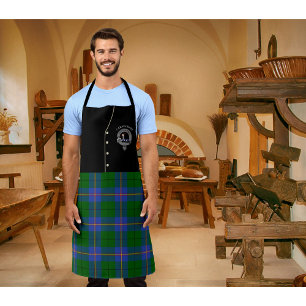 Carmichael Clan Badge & Tartan Kilt Apron