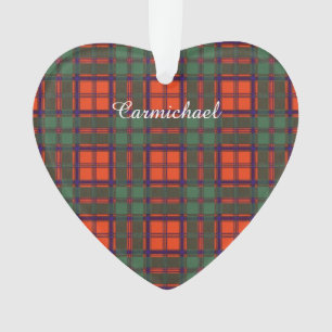 Carmichael clan Plaid Scottish kilt tartan Ornament