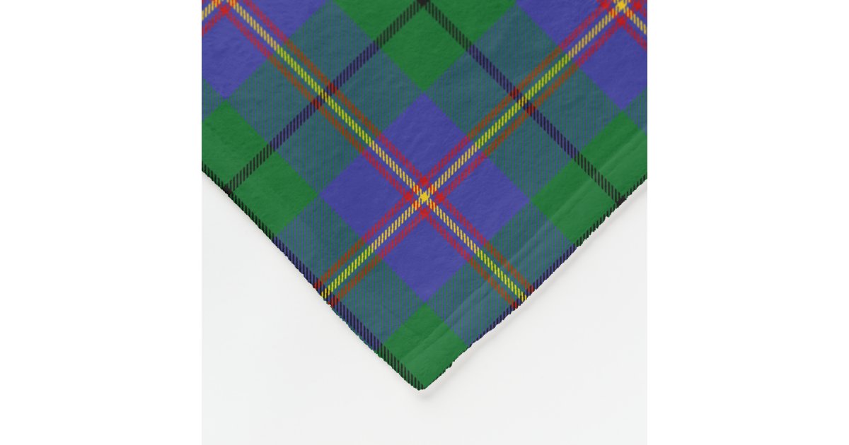 Carmichael Modern Tartan Crest Blanket main image 0