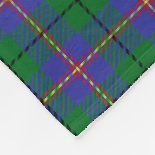 Carmichael Modern Tartan Crest Blanket main image 1