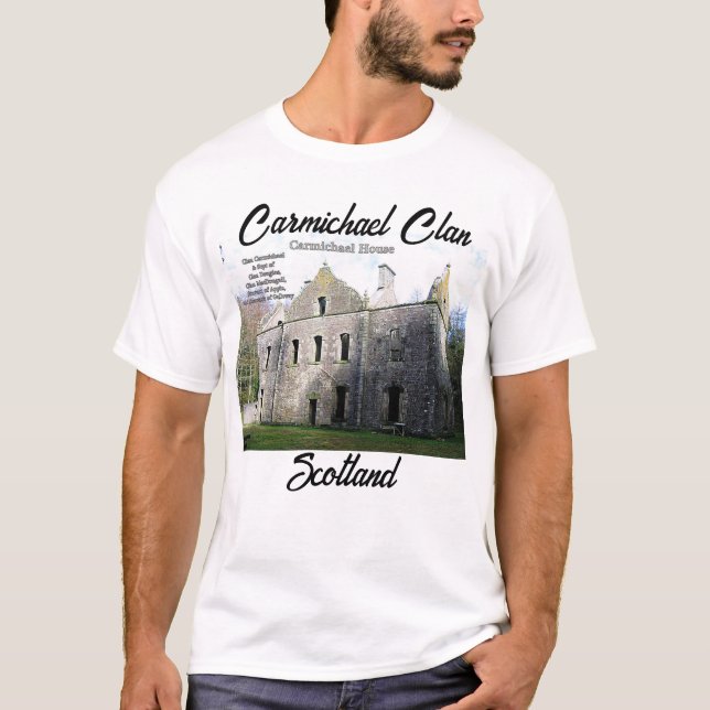 Carmichael House Scotland – Clan Carmichael T-Shir T-Shirt (Front)