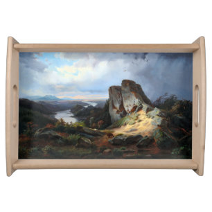 Carmiencke - Western Landscape Bear Serving Tray