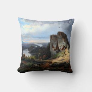 Carmiencke - Western Landscape Bear Throw Pillow