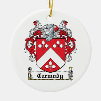Carmody Family Crest Ceramic Ornament