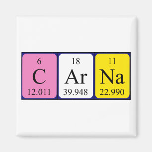 Carna periodic table name magnet