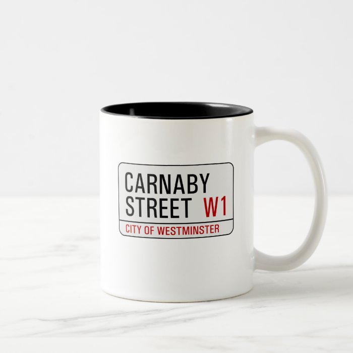 Carnaby Street sign Coffee Mug