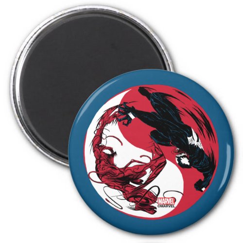 Carnage and Venom Yin_Yang Graphic Magnet