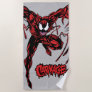 Carnage Jumping Down Beach Towel