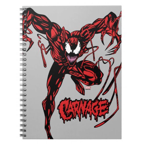 Carnage Jumping Down Notebook