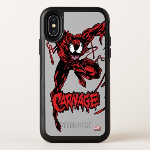 Carnage Jumping Down OtterBox Symmetry iPhone XS Case