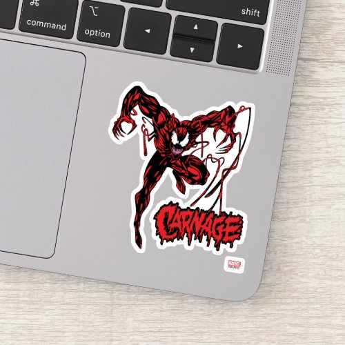 Carnage Jumping Down Sticker