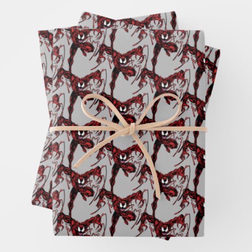 Carnage Jumping Down Wrapping Paper Sheets