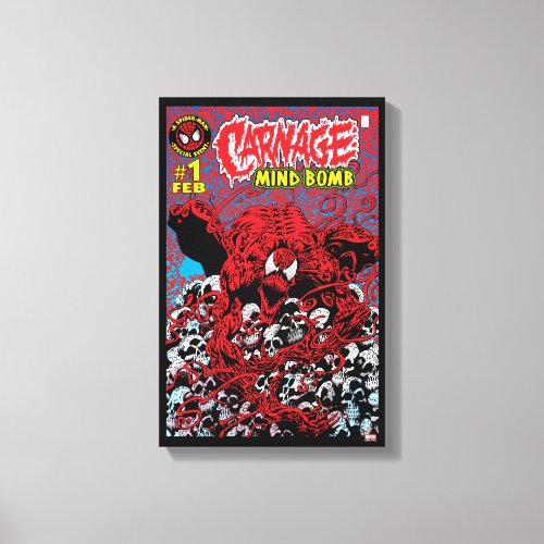 Carnage Mind Bomb Issue 1 Canvas Print
