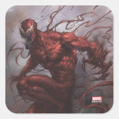 Carnage Perched Concept Art Square Sticker