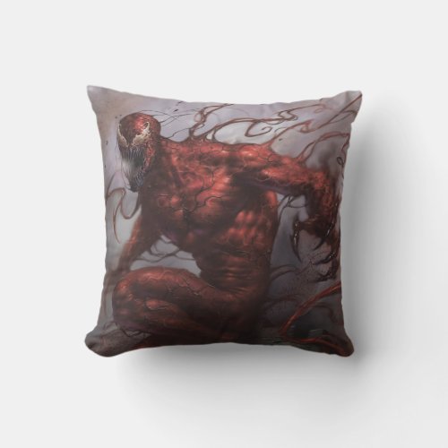 Carnage Perched Concept Art Throw Pillow